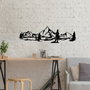Wallity Landscape 4 Accesorio de Pared Decorativo de Metal Negro